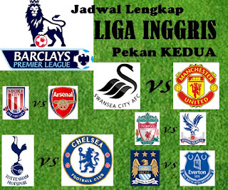 Jadwal Pekan Kedua Liga Inggris