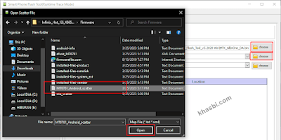 menambahkan firmware infinix hot 12i scatter file
