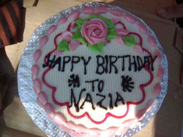 Nazia's Birthday Picture  kaktaruya