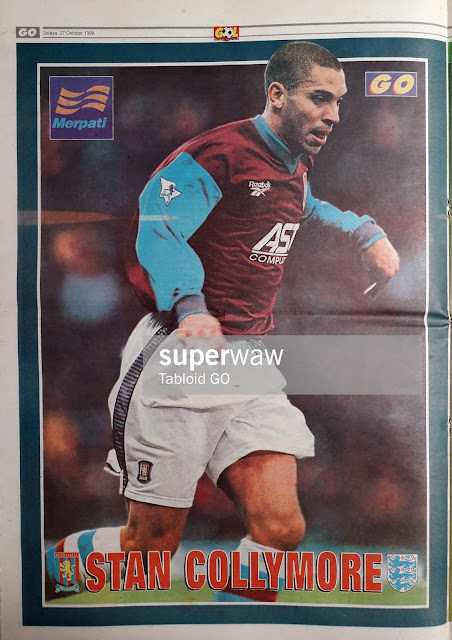 STAN COLLYMORE ASTON VILLA 1998