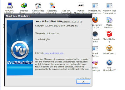 Your Uninstaller! Pro 7.5.2012.12