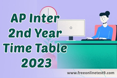 AP Inter 2nd Year Time Table 2023