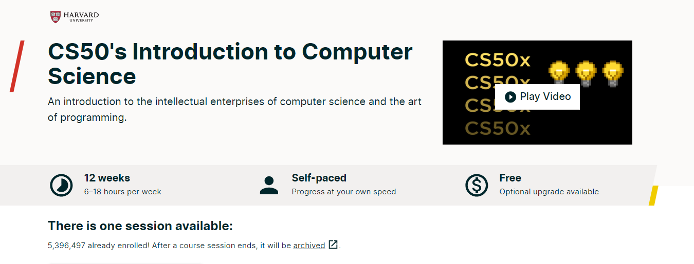 CS50's Introduction to Computer Science ~ Computer Languages (clcoding)
