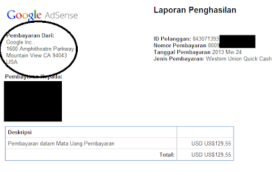 pembayaran adsense mata uang dollar