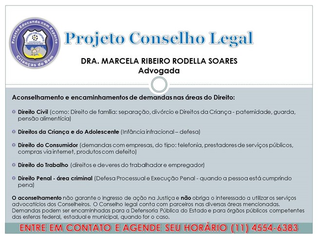 PROJETO CONSELHO LEGAL