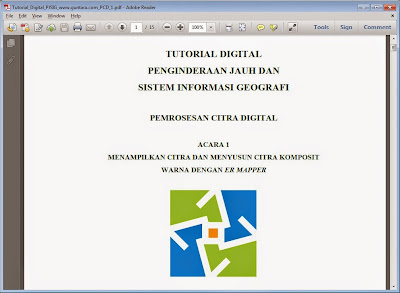 Tutorial Menampilkan Citra dan Menyusun Citra Komposit Warna dengan ER Mapper www.guntara.com