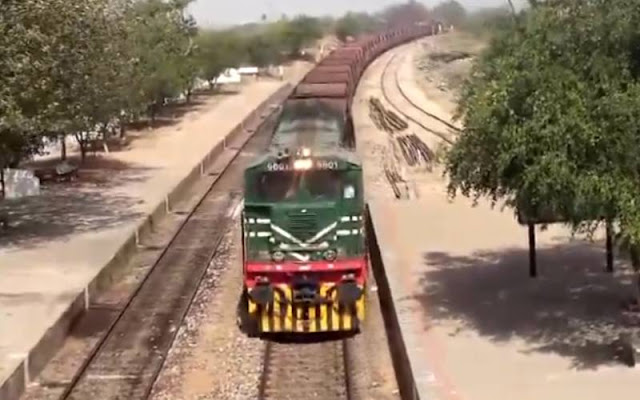 The longest freight train in the history of Pakistan Railways started running