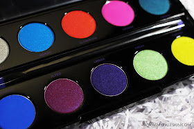 Urban Decay Electric Pressed Pigment Palette, Urban Decay, Electric, Swatch, Review