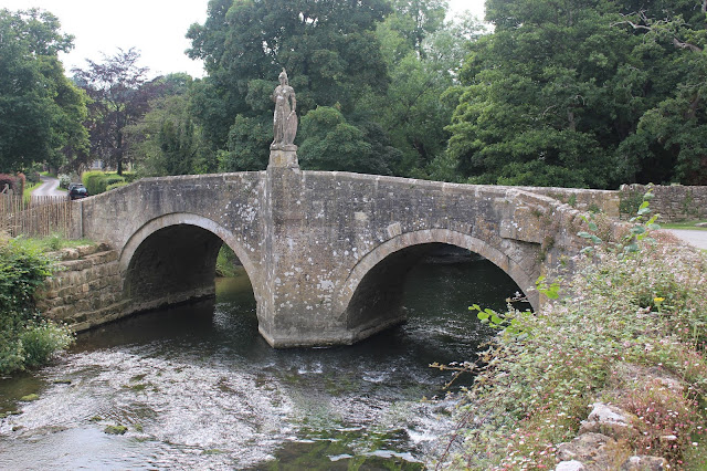 Bridge over the river, Frome just outside the gardens at Iford