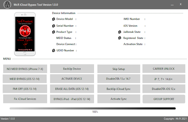 Mr.R iCloud Bypass ios 14.6+