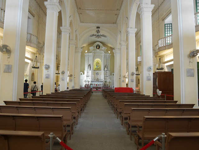 the sanctuary at St. Dominic's Church, Macau