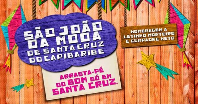 Programação do São João 2013 em Santa Cruz do Capibaribe