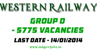 western-railway-group-d-jobs-2014