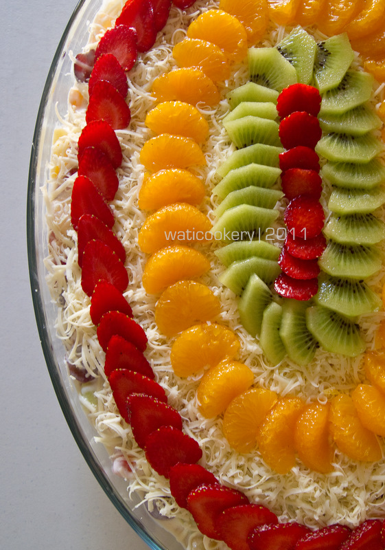 Wati cookery: Fruit Salad With Cream Cheese Dressing