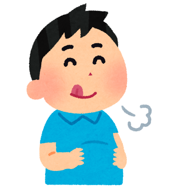 満腹な人のイラスト 男性 かわいいフリー素材集 いらすとや