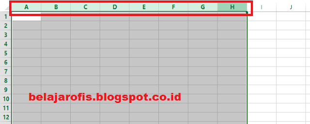 cara nudah mengubah ukuran kolom secara massal pada microsoft excel  Cara Praktis Mengubah Ukuran Kolom Secara Massal Pada Microsoft Excel 2013