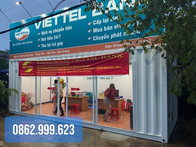 Container văn phòng giao dịch