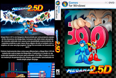 Jogo Mega Man 2.5D PC DVD Capa