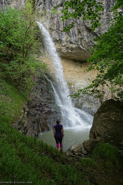 Калабинский верхний водопад