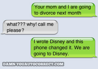 fails auto correct