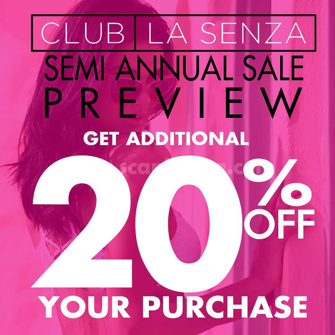 LASENZA Promo Semi Annual Sale preview Get Additional Disc Up to 20% Off*