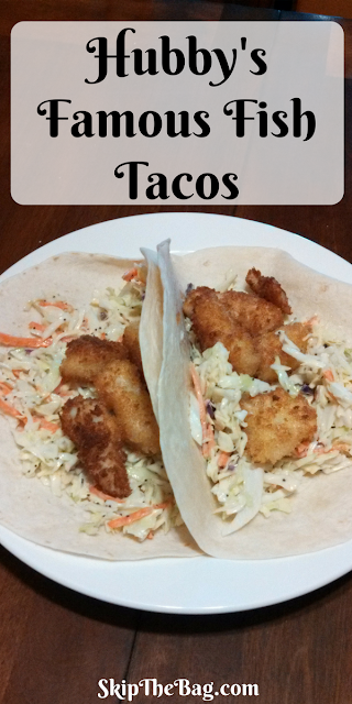 Easy, delicious fresh tasting fish tacos.