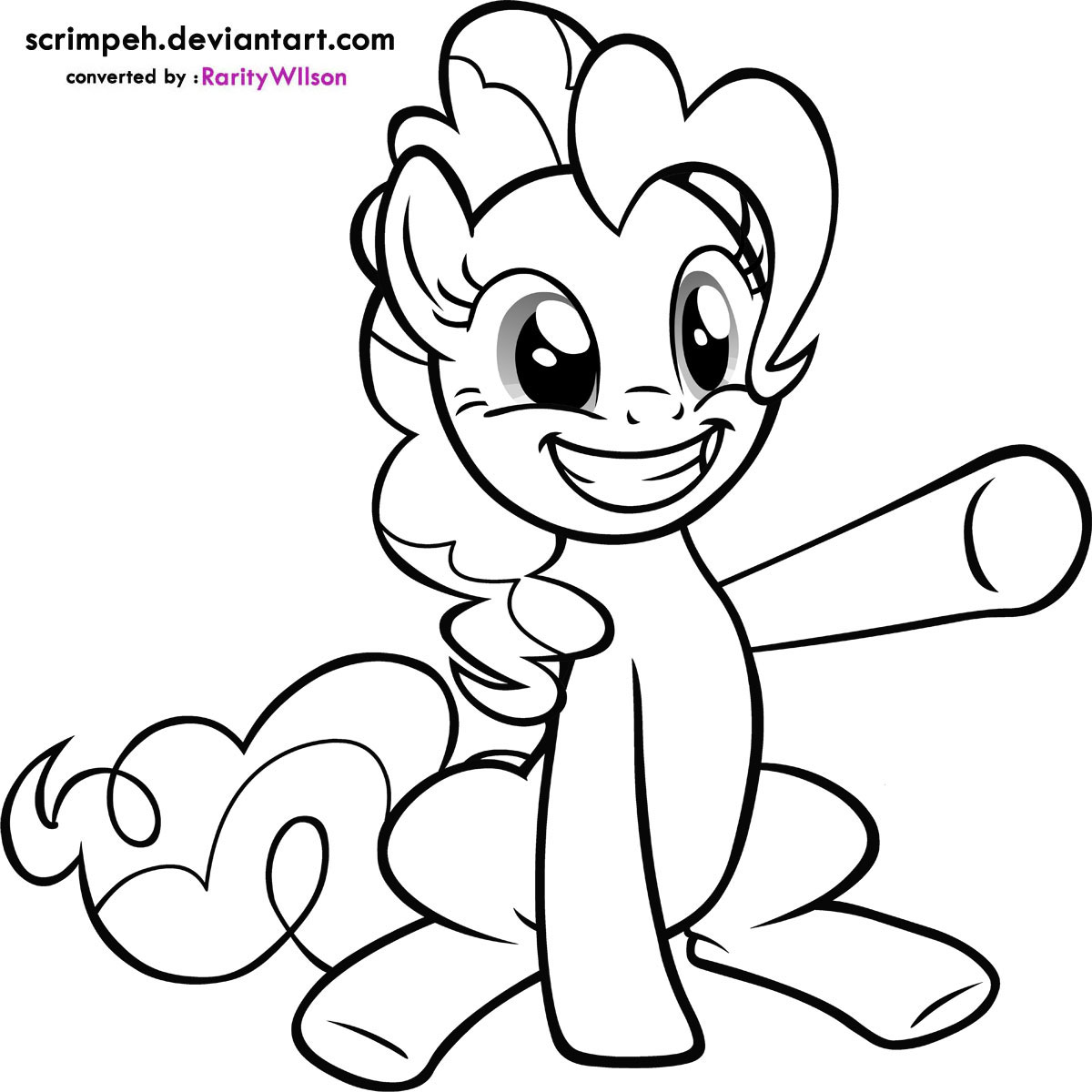 Little Pony Coloring Pages 6
