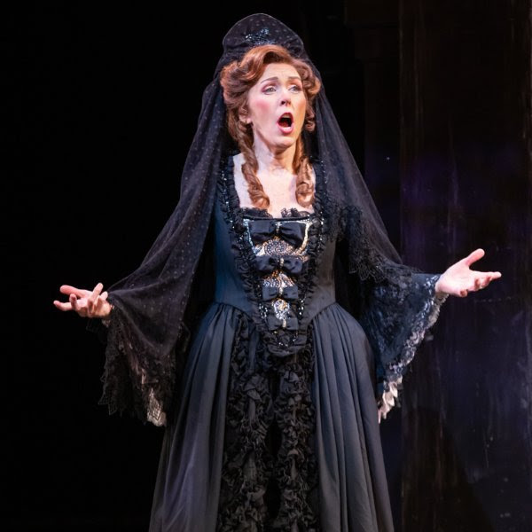 IN REVIEW: soprano MARY DUNLEAVY as Donna Anna in North Carolina Opera's January 2023 production of Wolfgang Amadeus Mozart's DON GIOVANNI [Photograph by Eric Waters Photography, © by North Carolina Opera]