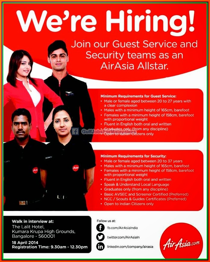 Air Asia Large Job Opportunities