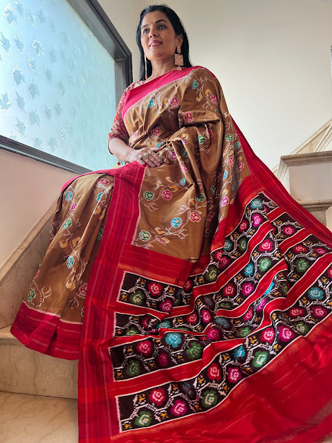 Silk Pochampaly saree