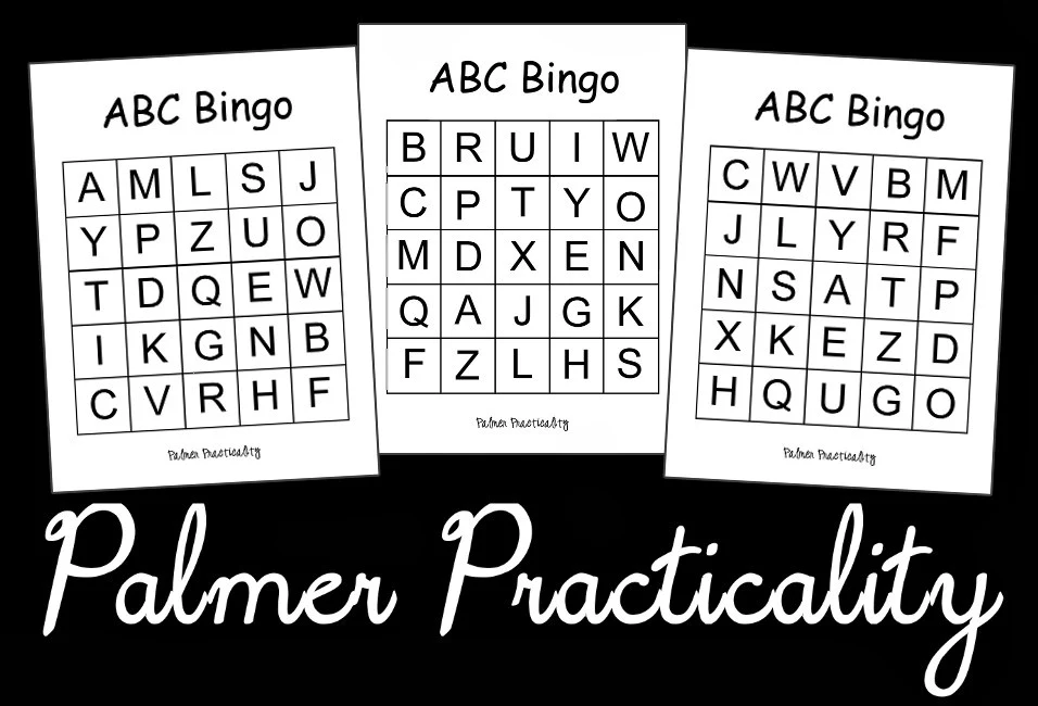 Palmer Practicality ABC Bingo for Preschoolers
