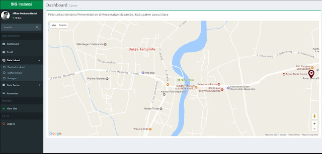 Download Aplikasi GIS Codeigniter TerLengkap Gratis hanya di BERGA