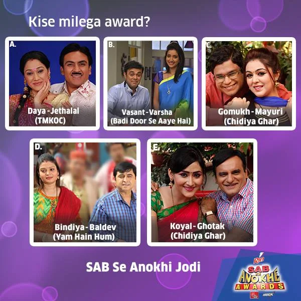 Winners List Sab Ke Anokhe Awards 2015 |Videos|Timing |Pics |Host|Nominee