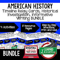 US History Timeline Activities, US History Curriculum, American History Curriculum, US History Activities,