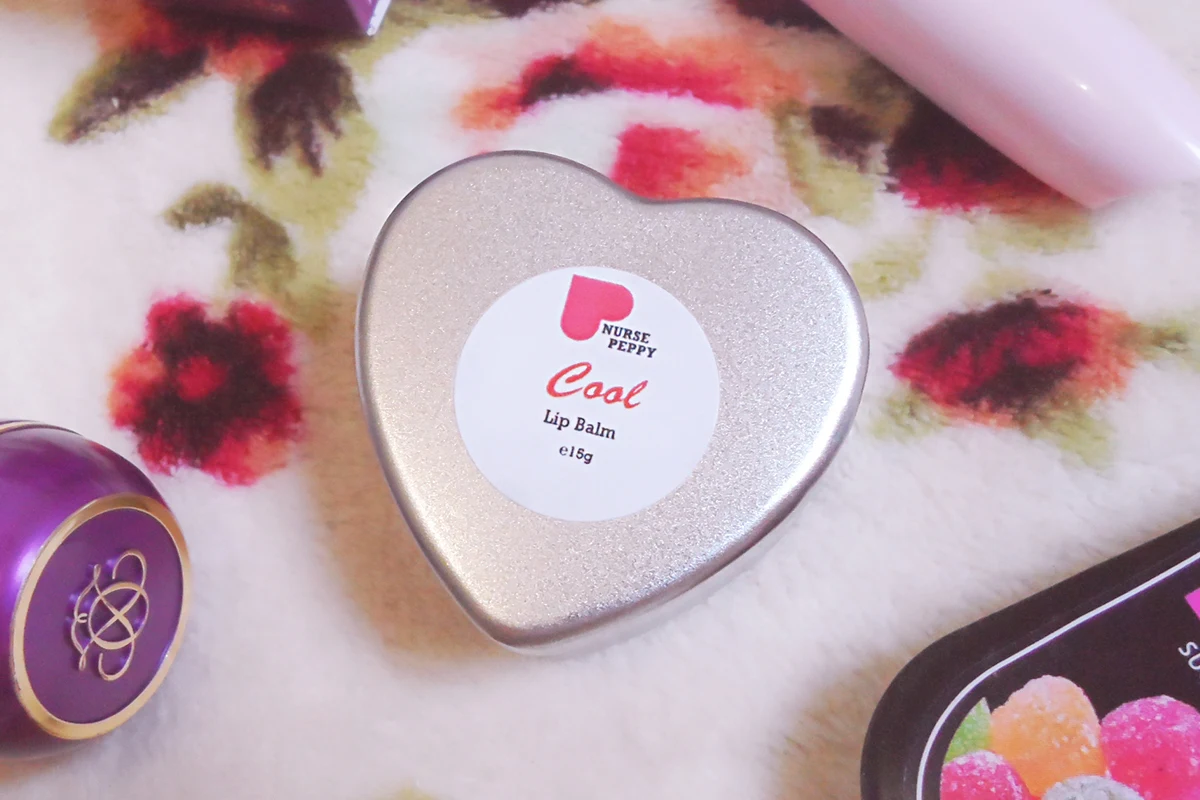 close-up of an peppy galore cool lip balm