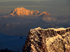 Mont Blanc z Nordend