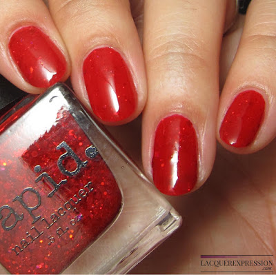 nail polish swatch of Festive by Vapid Lacquer