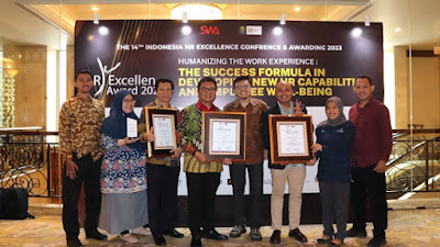 Ajang HRE Award 2023, Pos Indonesia Raih 3 Penghargaan 