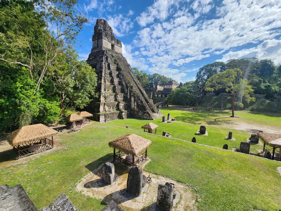 Parque Nacional Tikal na Guatemala