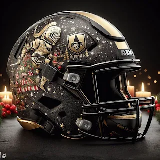 Army Black Knights Christmas Helmets