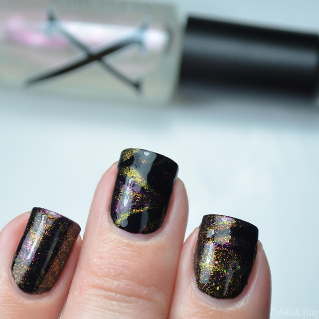 shimmery water marble