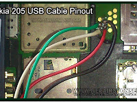 Nokia Asha 205 USB Cable Pinout