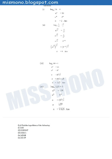 BISE Sindh Class 10 Notes of Maths Chapter- 3