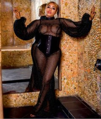 Toyin Lawani flaunt social media with her chest exposed >peerielmedia9ja 