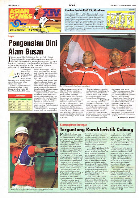 ASIAN GAMES XIV BUSAN: LAYAR PENGENALAN DINI ALAM BUSAN