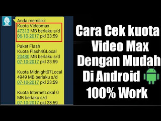  Karena saat ini banyak sekali tempat nonton video legal Cara Cek Kuota Videomax 2019