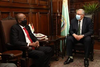 القصير  يبحث مع وزير الثروة الحيوانية السوداني سبل التعاون  بين البلدين