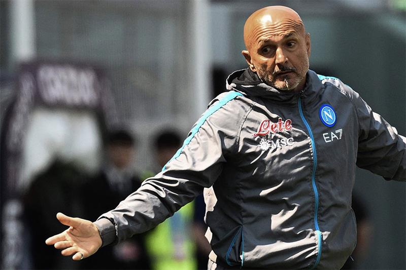 Napoli s Italian coach Luciano Spalletti
