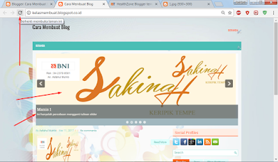 Cara Mengganti Gambar Slider bawaan template Blog