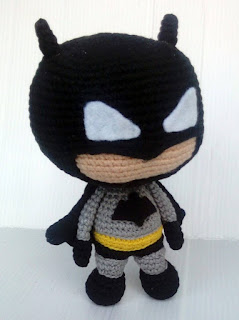 batman amigurumi de frente